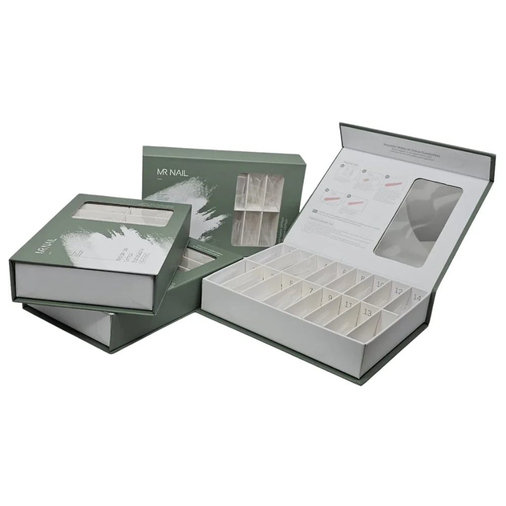 Molde F1 Duplo Sanduiche para Unhas - 120 und - MR Nail
