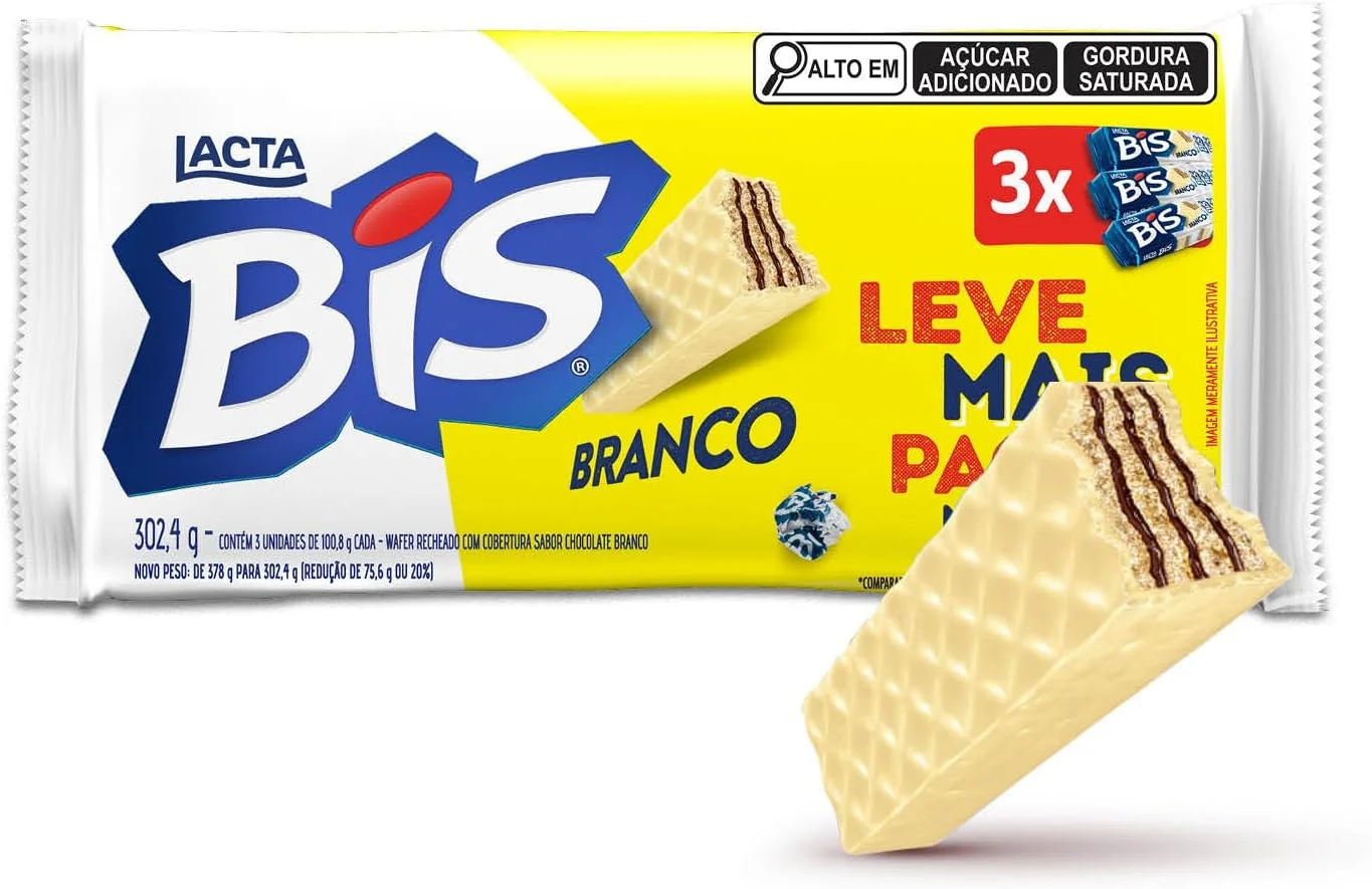 Bis Branco - Kit com 3 unidades de 100,8g