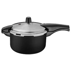 Panela de Pressão Tramontina Vancouver Alumínio Preto 24cm 6L