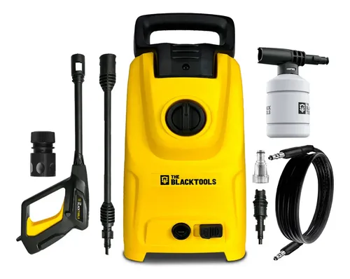 Lavadora De Alta Pressão The Black Tools Tblv150 Compacta 1500psi 1400w Cor Amarelo Amarelo E Preto 127v 60hz