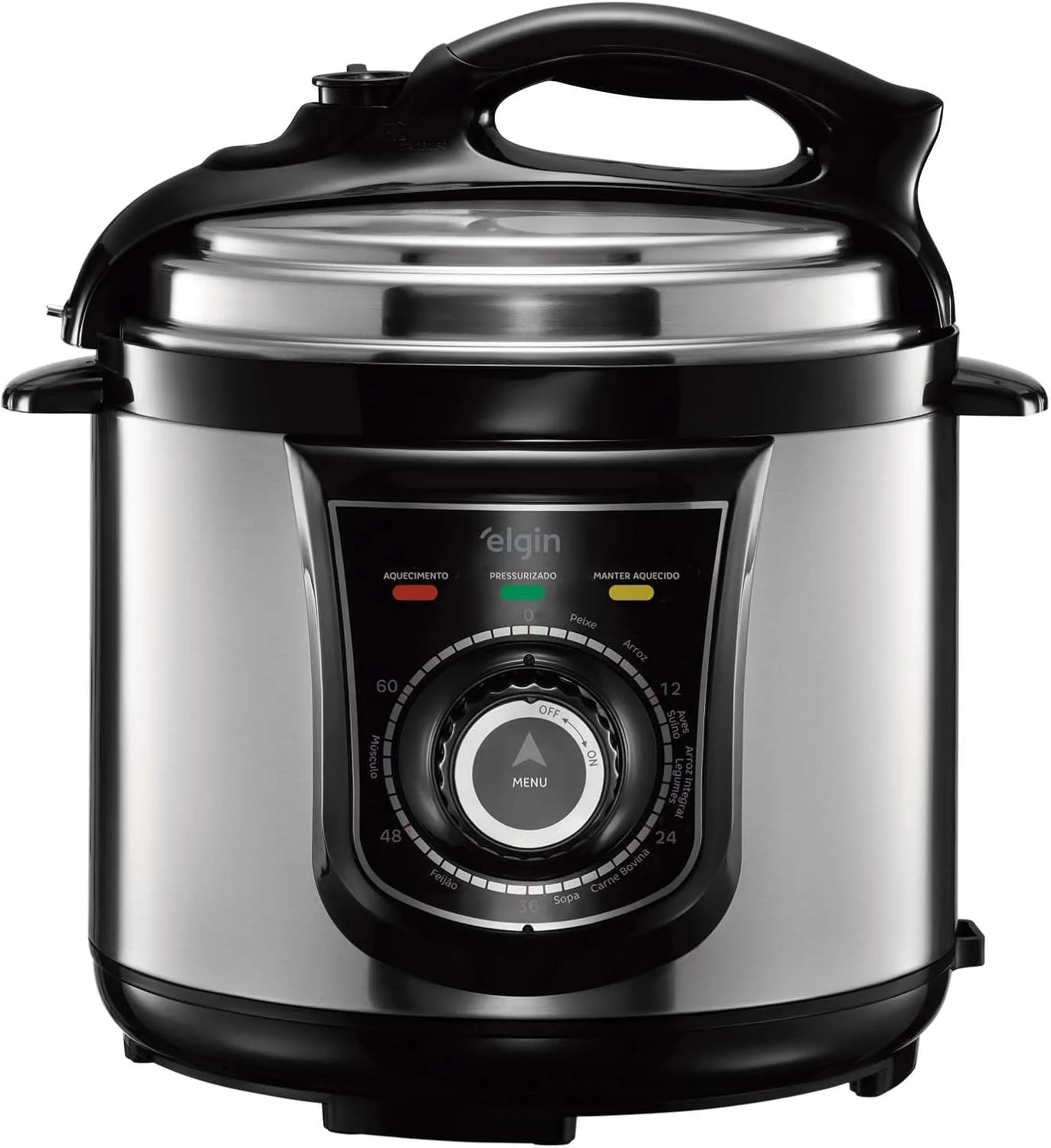 Panela de Pressão Elétrica Elgin 4 Litros Segura e Prática 840W 220V