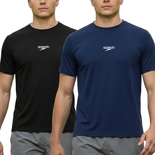 Kit 2 Camisetas Dry Fit Academia Esportiva Masculina Speedo