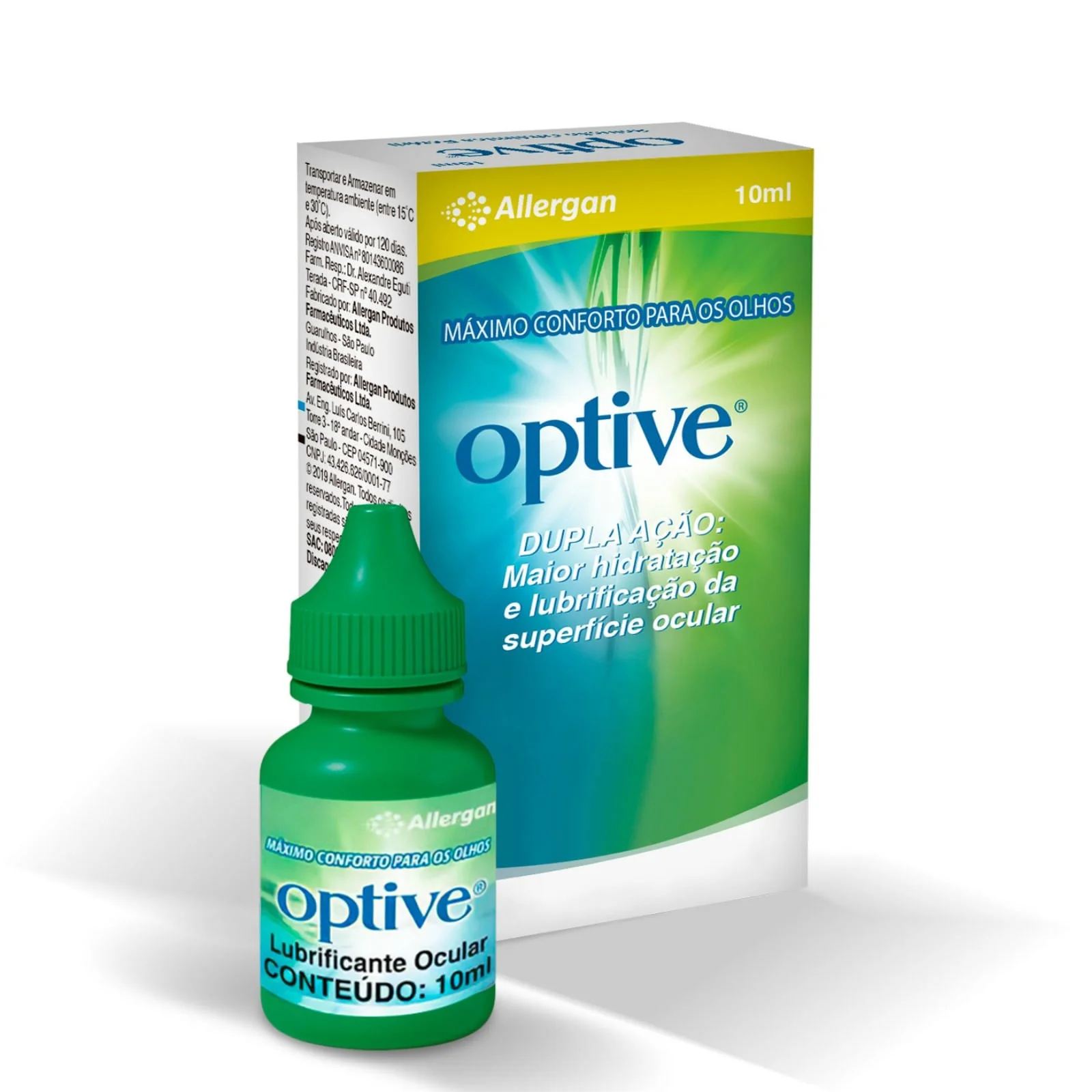 Optive Allergan 10ml Solução Oftálmica Estéril