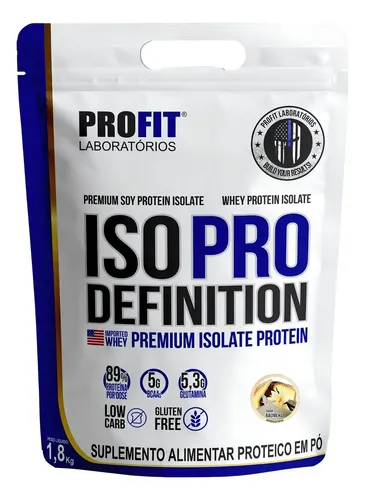 Iso Pro Definition Premium Isolate Protein 1,814g - Profit Baunilha