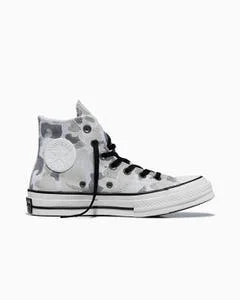 Chuck 70 Camo Cano Alto Cinza