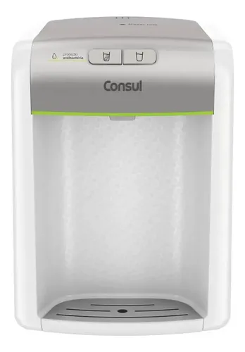 Purificador De Água Consul Branco Refrigerado Com Proteção Antibactérias Cpb34asvna 127/220v