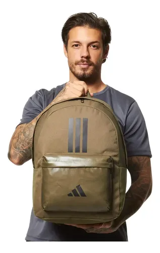 Mochila Classic Back-to-school Olive Strata adidas Verde Liso