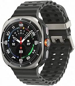 Samsung Galaxy Watch Ultra 2025 Smartwatch 47mm LTE, Galaxy AI, Titânio Aeroespacial, Titânio Prata