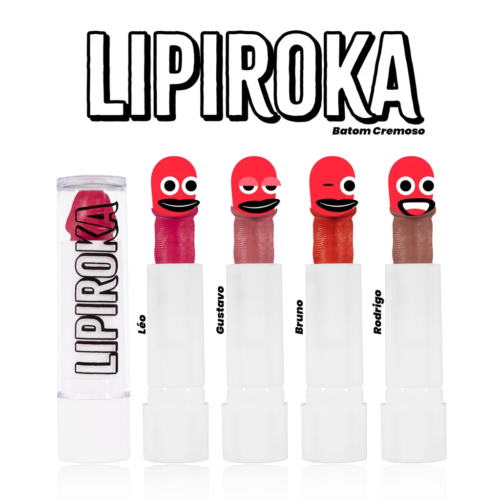 Lipiroka - Batom Hidratante Divertido