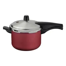 Panela De Pressão 4,5l Tramontina Vancouver Effect 20591-720 Cor Vermelho