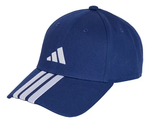 Boné Beísbol Unisex Jp0384 Três Listras Algodão Azul adidas Ajustável Sarja De Algodão Durável