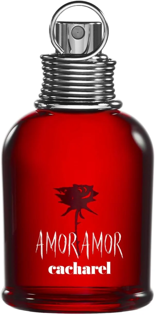 Cacharel, Amor Amor, Perfume Feminino, Fragrância Floral Frutada Ambarada com Notas de Grapefruit Rosa e Baunilha, Eau de Toilette com Fixação Equilibrada, Romântica para o dia e a noite