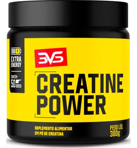 Creatina Monohidratada Power Extra Energy - 300g - 3vs Nutrition Sem Sabor