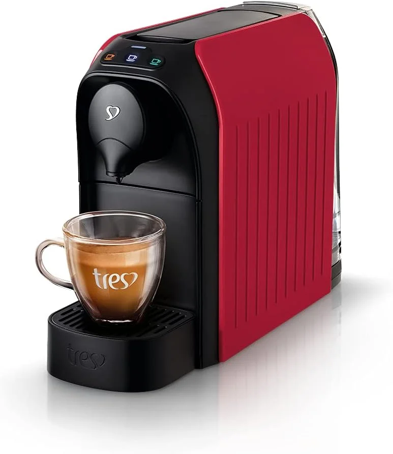 3 Corações TRES Cafeteira Espresso e Multibebida Passione Vermelha - 127V