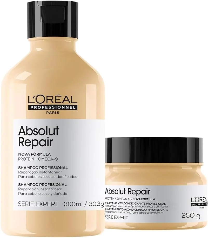 Kit L'Oréal Professionnel Serie Expert Absolut Repair Shampoo e Máscara P (2 produtos)