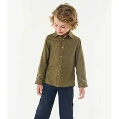 Camisa Infantil Masculina Manga Longa Trick Nick Verde