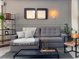 Sofá Divino 2,00m Mega Assento c/ Molas Ensacadas Linho Soft Netsofas