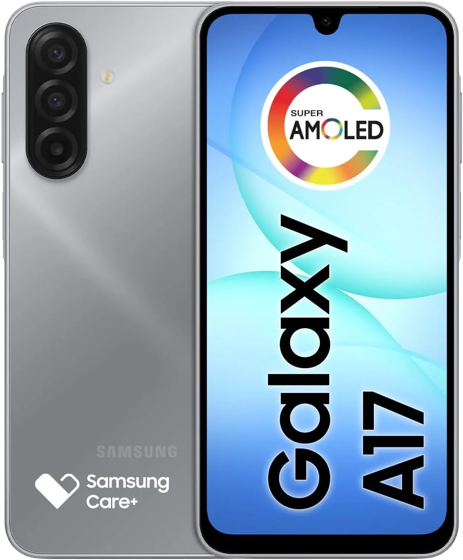 Celular Samsung Galaxy A17, 256GB, 8GB, 50MP Tela 6.7", IP54 - Cinza