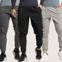 KIT 3 Calça Jogger Moletinho Masculina Vekyo