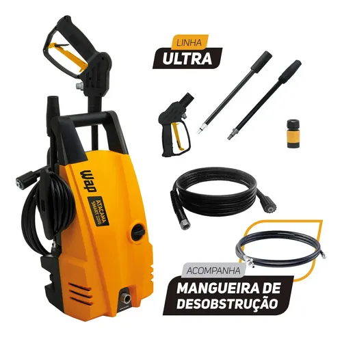 Desobstruidora De Alta Pressão Wap Atacama Smart Ultra Com Potência De 1400w 1500psi Amarelo/preto 127v 60hz