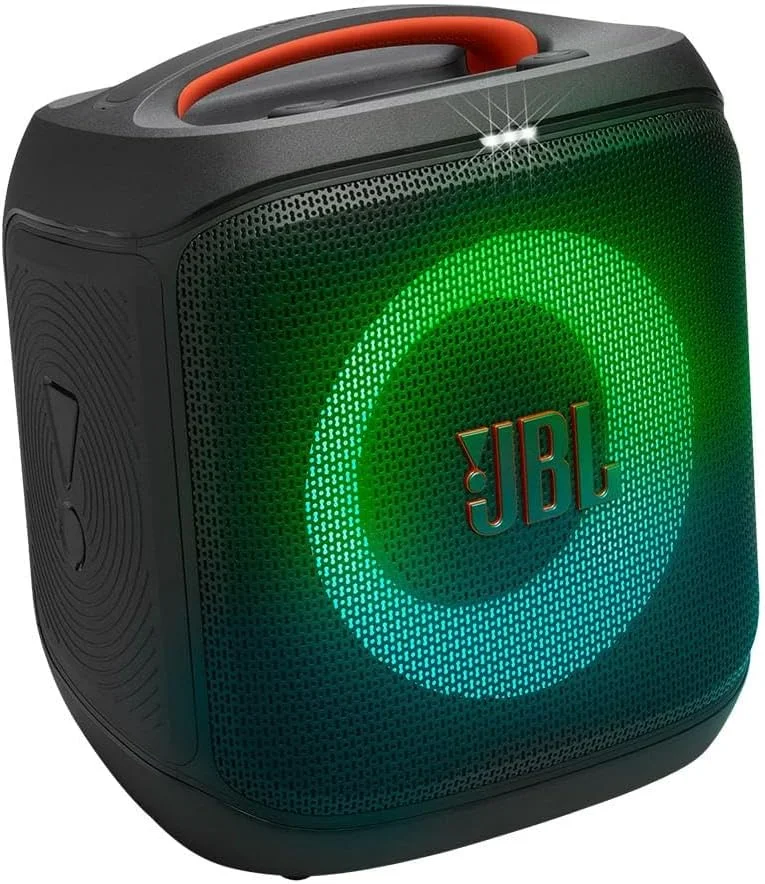JBL, Caixa de Som, PartyBox Encore Essential 2, Show de Luzes, Bluetooth, Portátil, Resistente a Respingos, Bateria de até 15h, Som JBL Pro Sound, AI Sound Boost, 100 W RMS