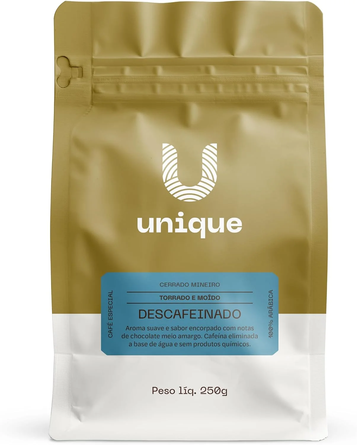 Café Especial Descafeinado 500g - Grãos - Cafeína Extraída Naturalmente