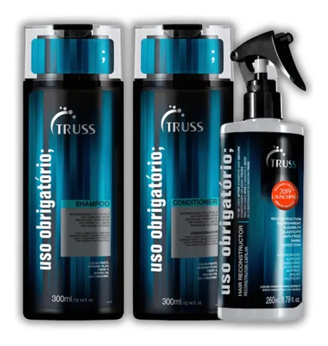 Truss Uso Obrigatório Shampoo + Condicionador + Reconstrutor