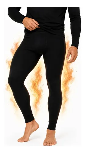 Calça Legging Térmica Masculina Peluciada Inverno Quente Masculino Un