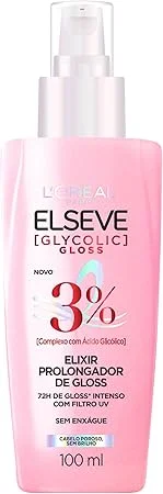 L'Oréal Paris Elseve Glycolic Gloss, Sérum Finalizador Antiporosidade 100ml