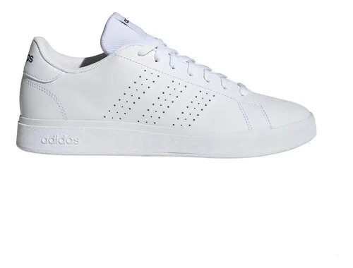 Tênis Casual Masculino Advantage Base 2.0 adidas Branco Nuvem/branco Nuvem/verde Universitário Liso 38 Br