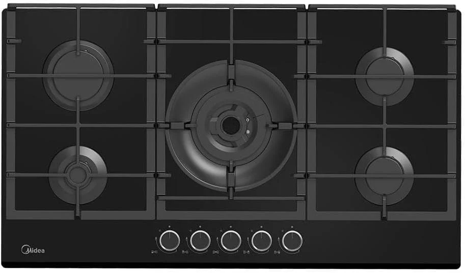 Cooktop 5 Bocas A Gás 90Cm Midea Volcano Bivolt