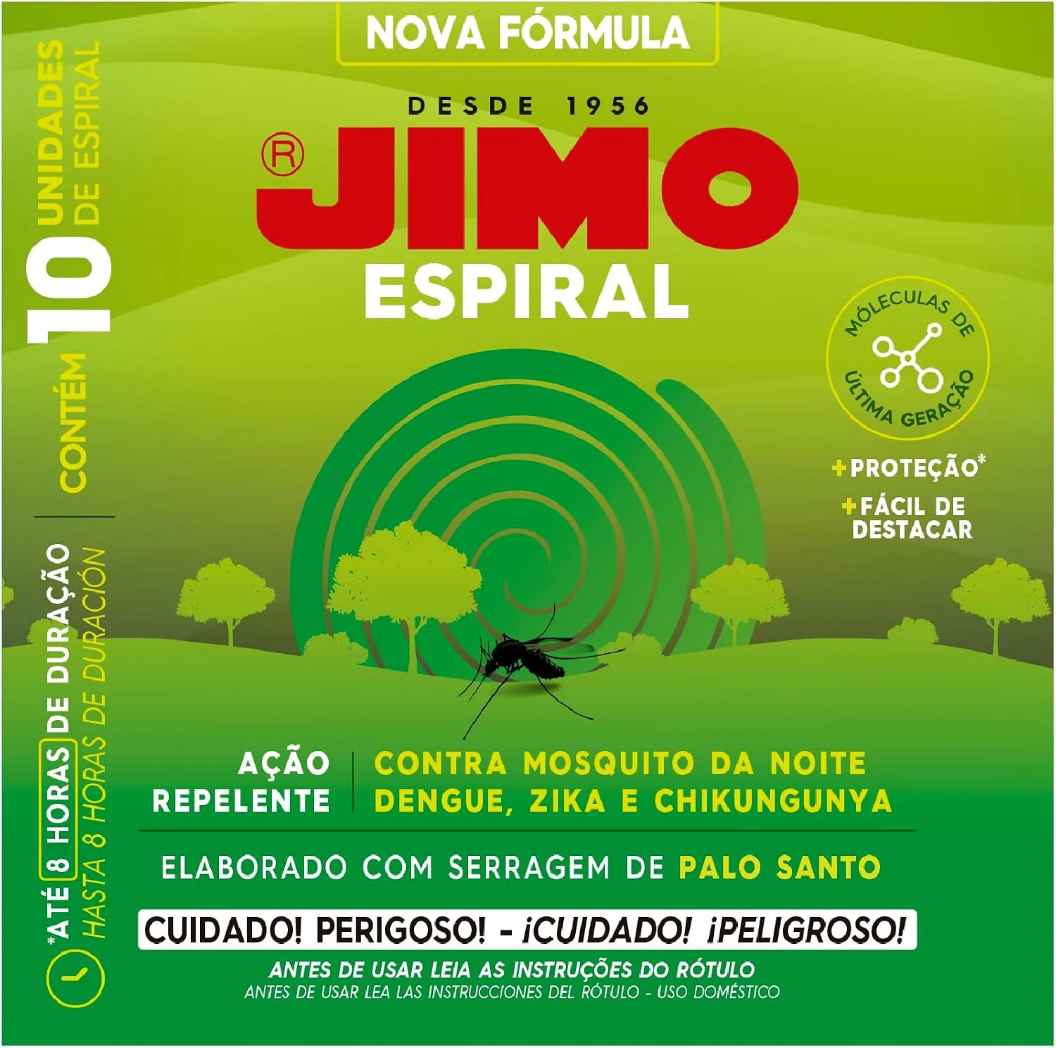 JIMO Repelente Espiral Jimo C/10 Mosquitos