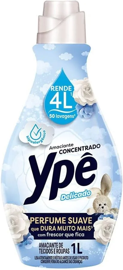 Ypê Amaciante Concentrado Delicado 1L