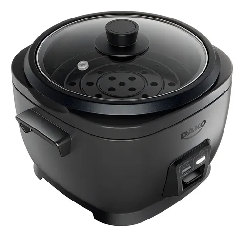 Panela De Arroz Elétrica Dako 700w Com 4 Litros 10 Xícaras Cinza Cinza-escuro 127v 60 Hz