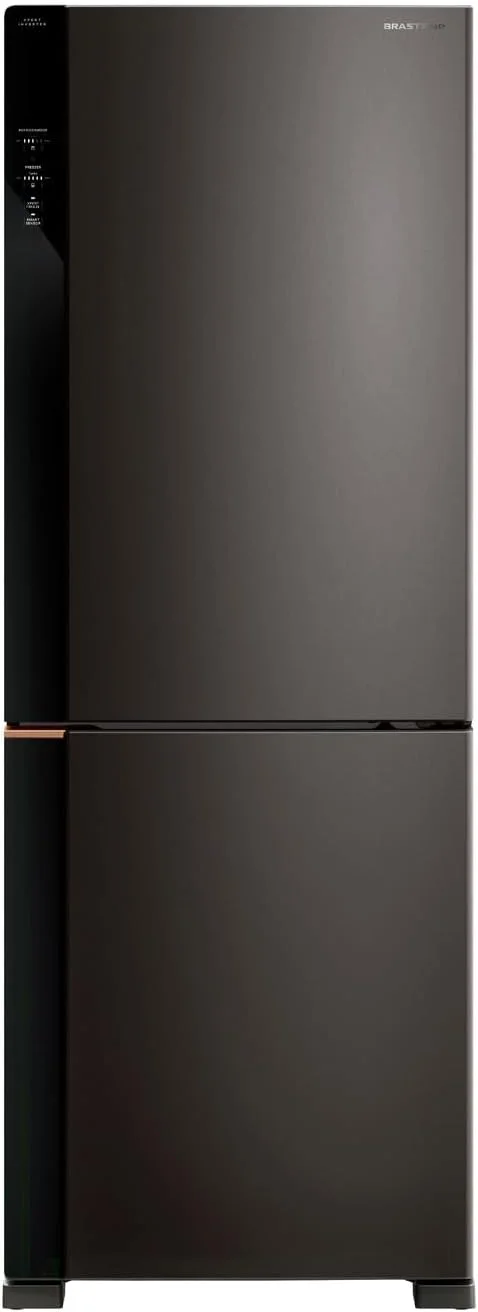 Geladeira Inteligente B= Smart Brastemp Frost Free Inverse 500 Litros Cor Black Inox - BRE66AE Bivolt