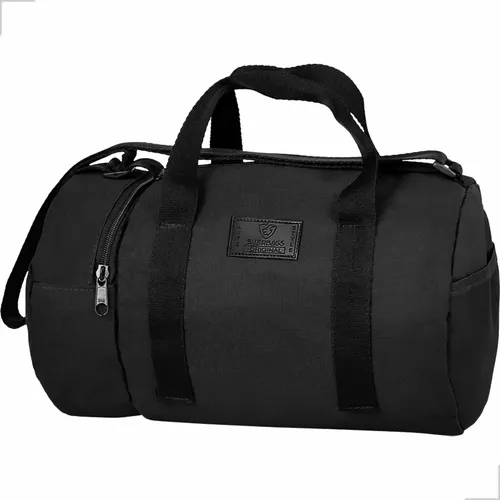 Mala Esportiva Everbags Mini Bagagem De Mão P/ Academia E Fitness Preta Preto Liso
