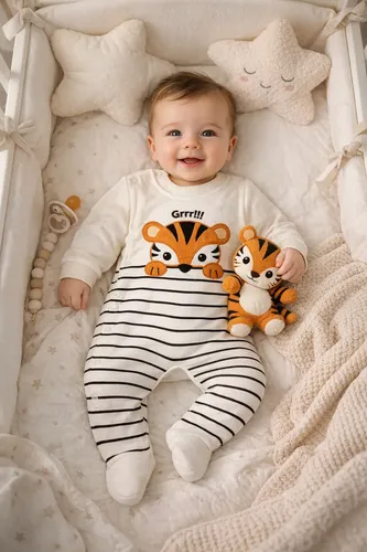 Roupa De Bebê Macacão Longo Suedine Bordado Verão Algodão
