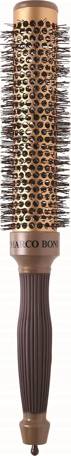 Escova Profissional Thermal Metallic Vazada Vent Longer 50Mm, 8015, Marco Boni, Dourado, Marco Boni