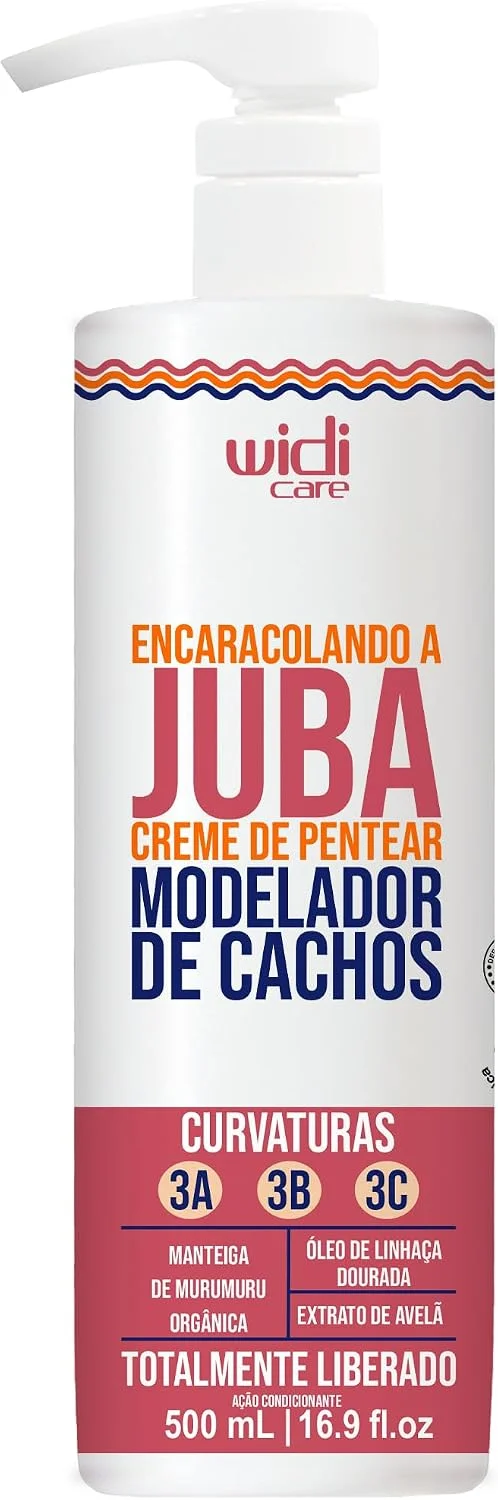 Widi Care Creme de Pentear Encaracolando a Juba, Branco, 500ml