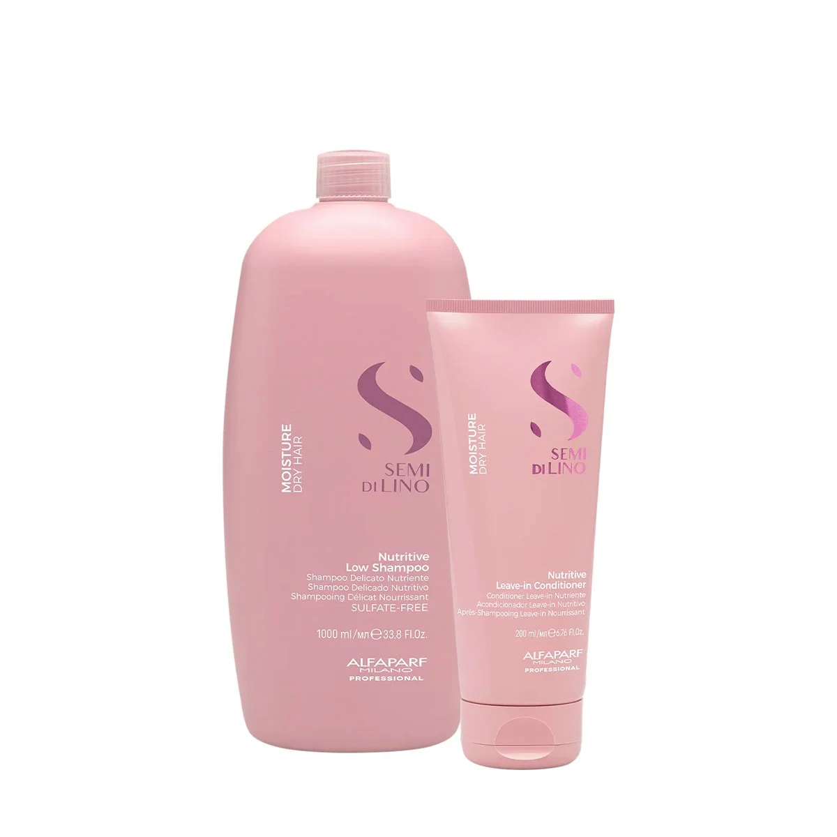 Kit Alfaparf Semi di Lino Moisture Nutritive - Nutricao e Brilho (2 produtos)