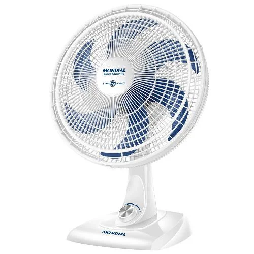 Ventilador de Mesa 40cm Mondial Super Power VSP40 W 6 Pás 3 Velocidades Branco