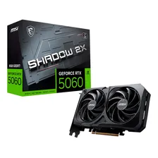 Placa De Vídeo Msi Geforce Rtx 5060 Shadow 2x Oc 8gb Gddr7 128-bit