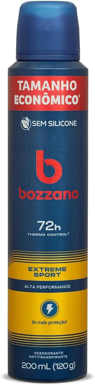 Bozzano Desodorante Extreme Sport Aerossol Antitranspirante Masculino 200ml
