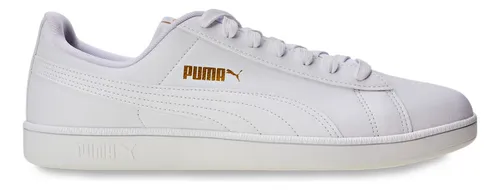 Tênis Casual Masculino E Feminino Up Puma Branco/dourado Geométrico 40 Br