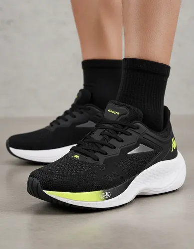 Tênis Kappa Pulse Evo Masculino Feminino Preto-amarelo Limão 40