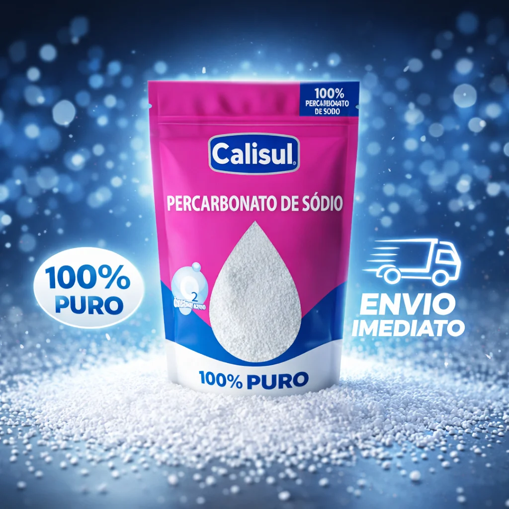 Percarbonato de Sodio 100% Puro Tira Manchas Roupas Brancas e Coloridas