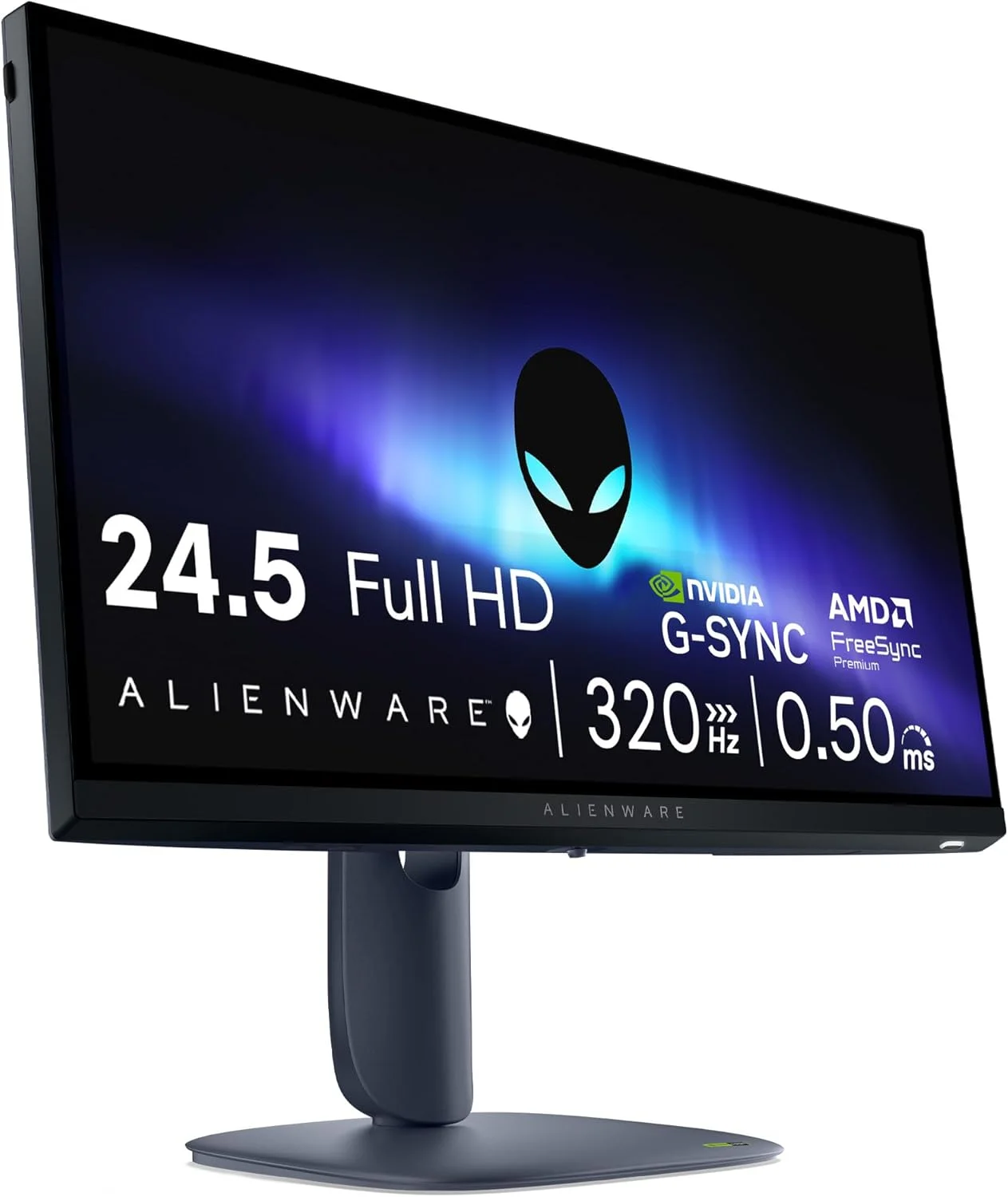 Monitor Gamer Alienware 25" - Full HD (1920 x 1080) - 320 Hz - IPS, Resposta de 0,5 ms, 99% sRGB - AW2525HM