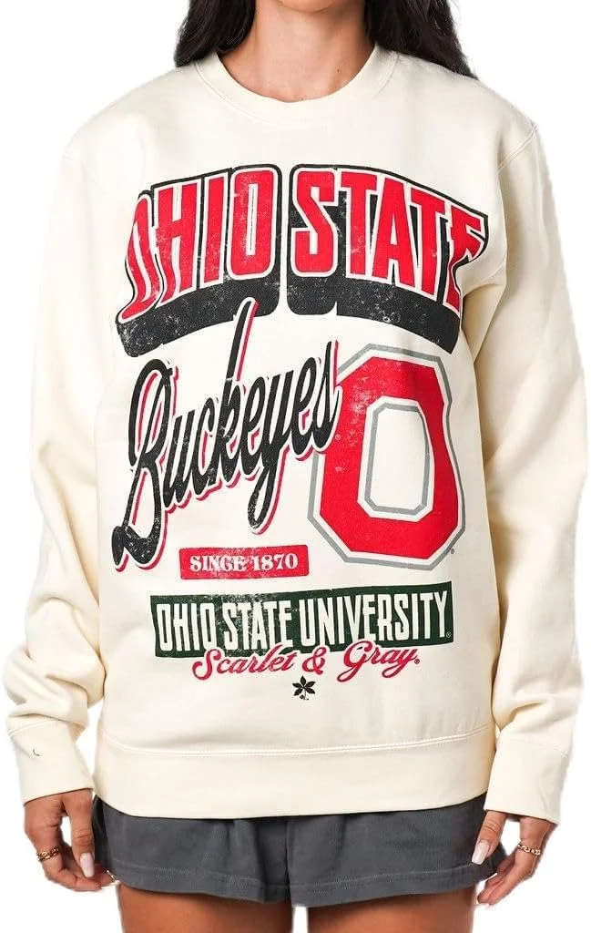 Blusa de moletom Vintage Graphic Crew Fleece The Wild Collectiveadulto-unissex