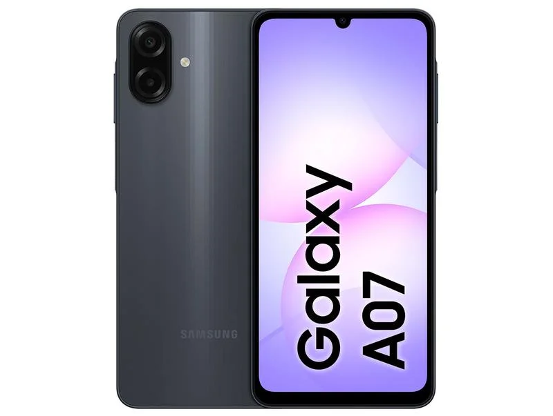 Smartphone Samsung Galaxy A07 128GB 4GB RAM Câmera 50MP Tela 6.7" Preto