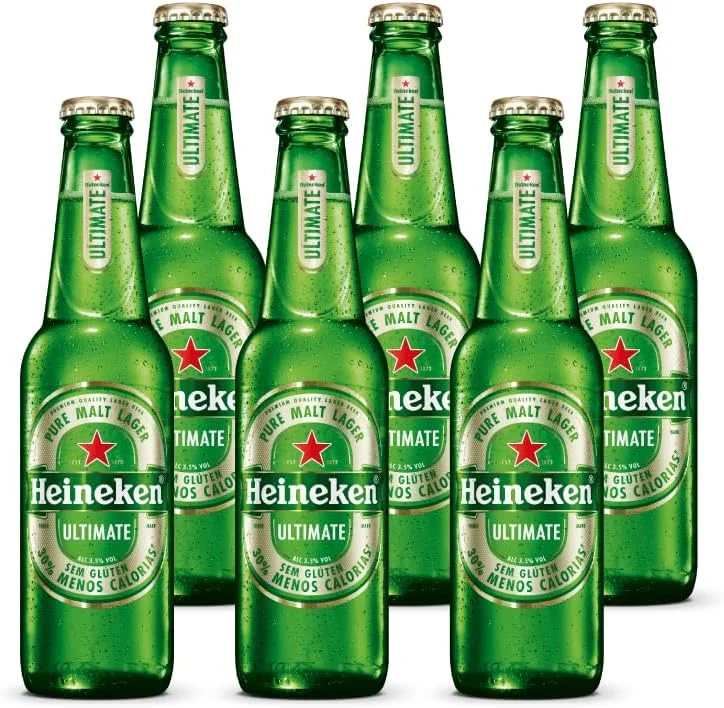 Heineken Ultimate Cerveja Lager Puro Malte Long Neck Pack 6 Unidades 330ml